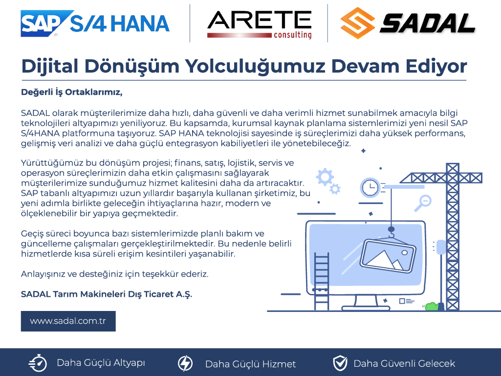 SADAL Dijital Dönüşüm